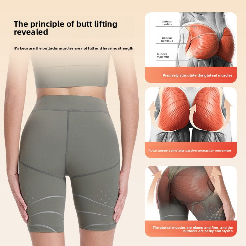 Smart EMS Training High-Waisted Yoga Shorts