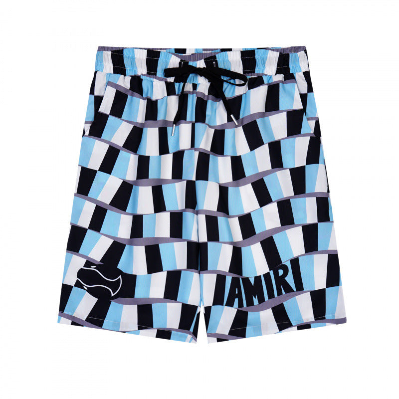 Amiri Collared shirt and shorts set