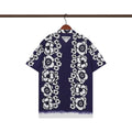 Prada and Versace Collared shirt and shorts set