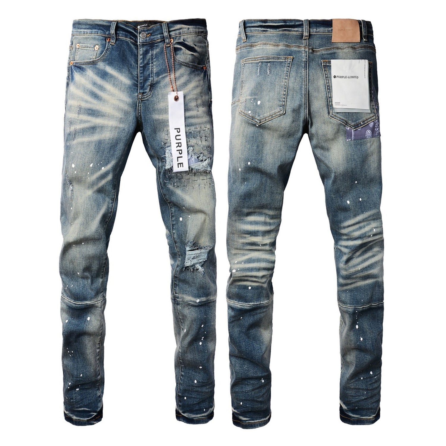 Purple Brand slim fit distressed Jeans