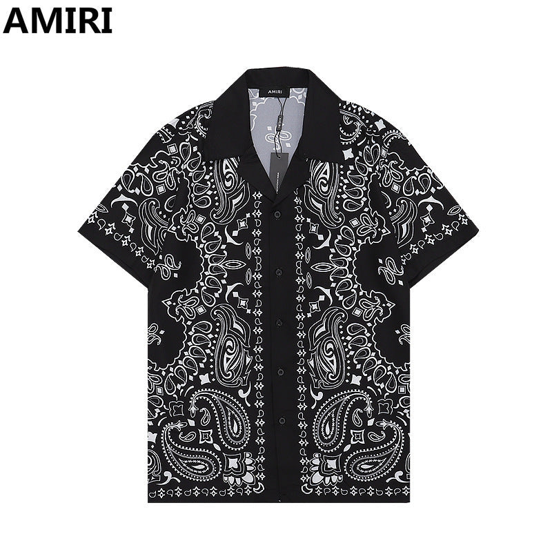 Amiri Collared shirt and shorts set