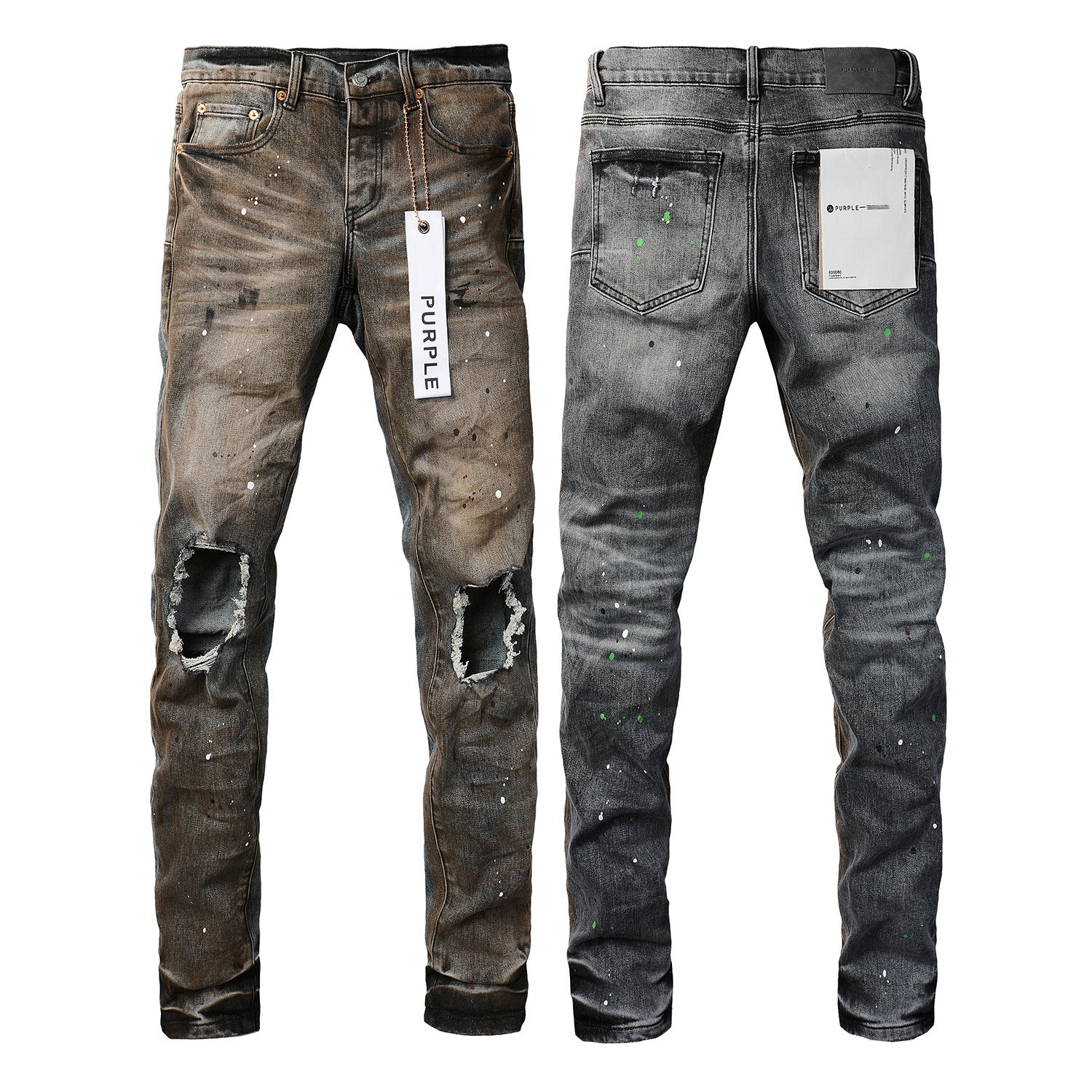 Purple Brand slim fit distressed Jeans