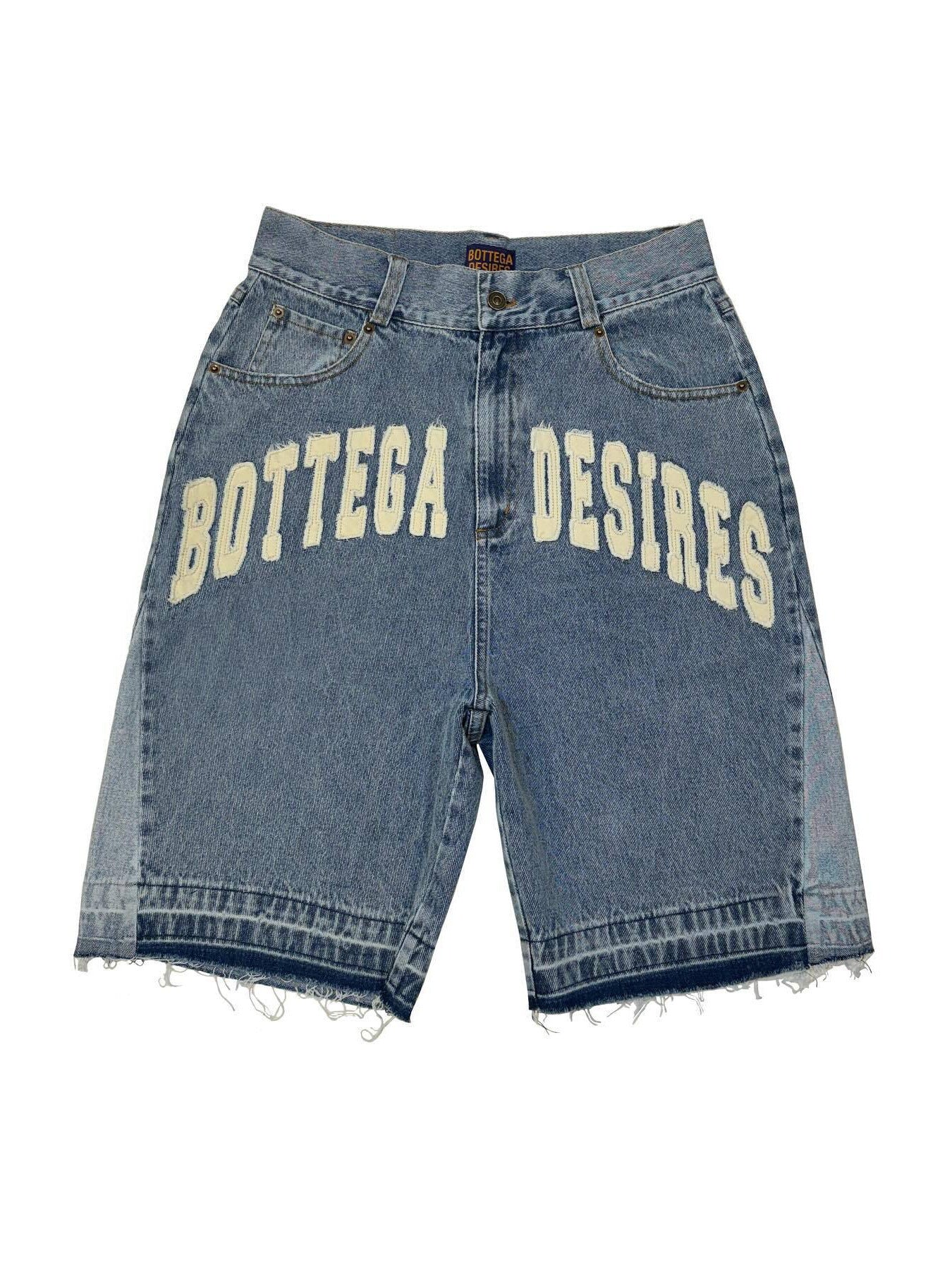 Bottega Desires Denim Shorts