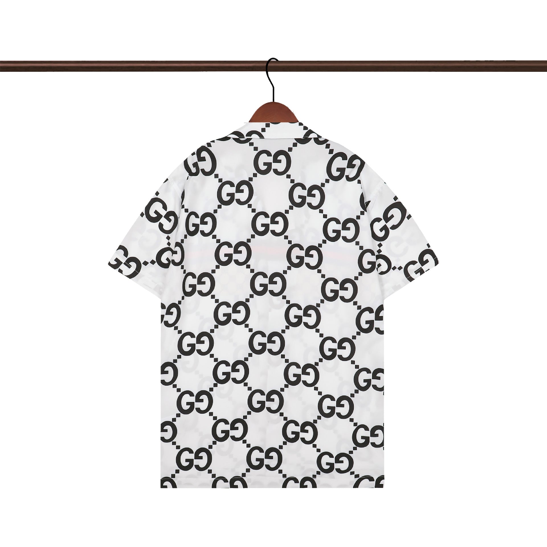 Prada and Versace Collared shirt and shorts set