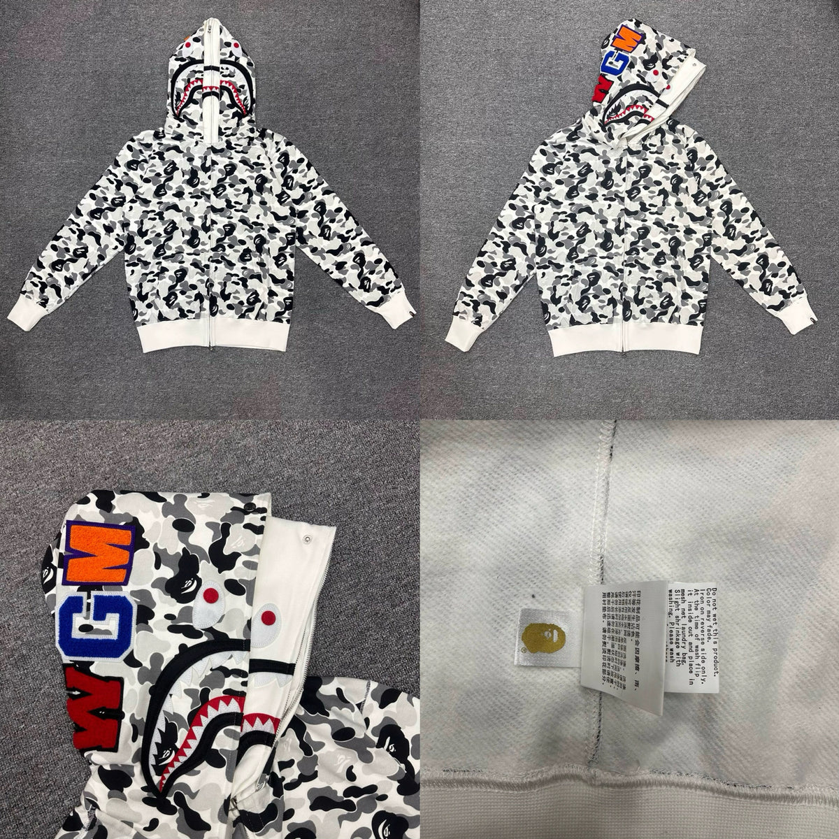 Bape hooded jacket