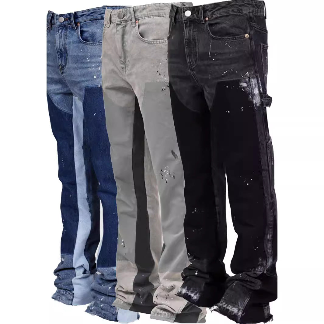 Y2K Streetwear Flared Jeans