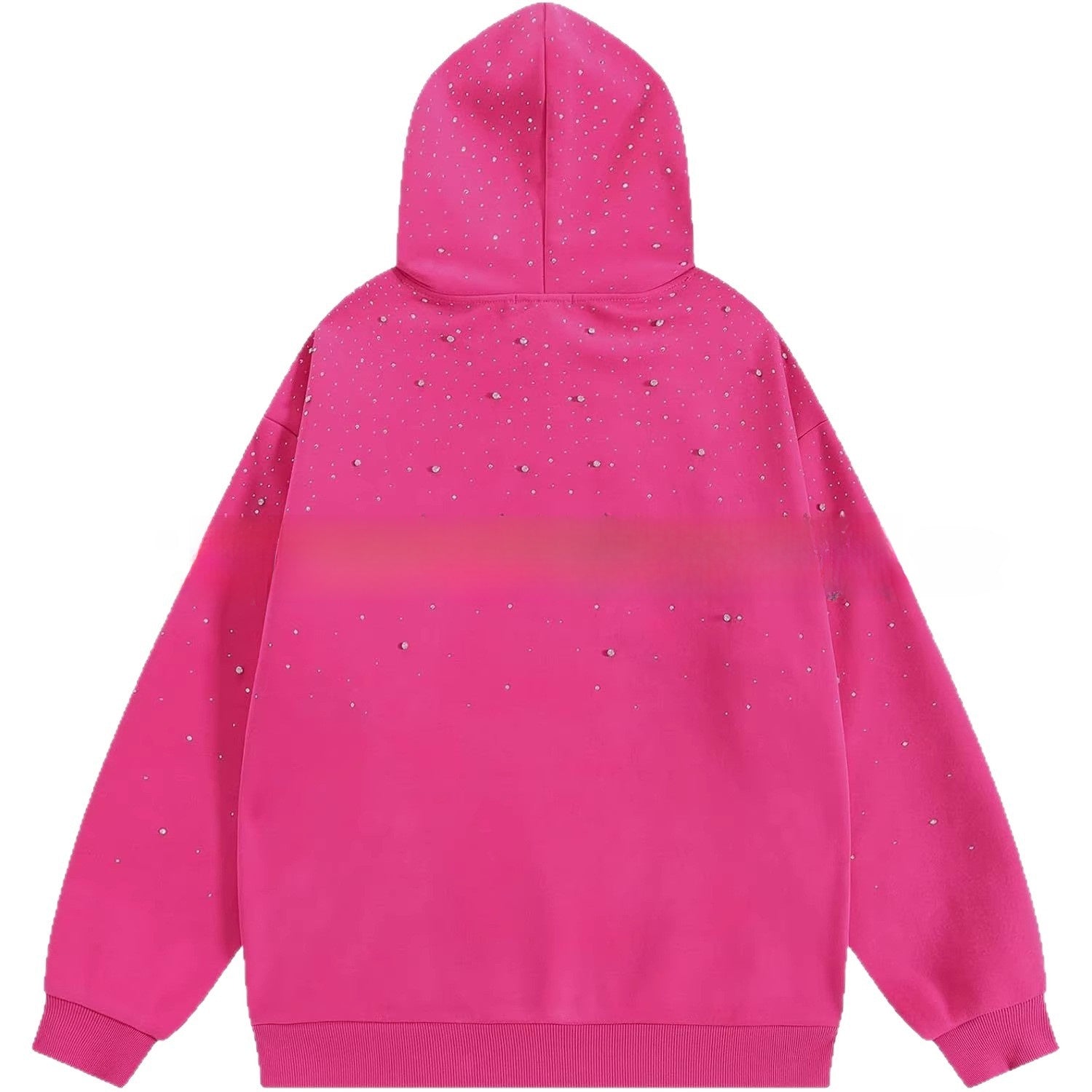 Rhinestone graphic hoodie