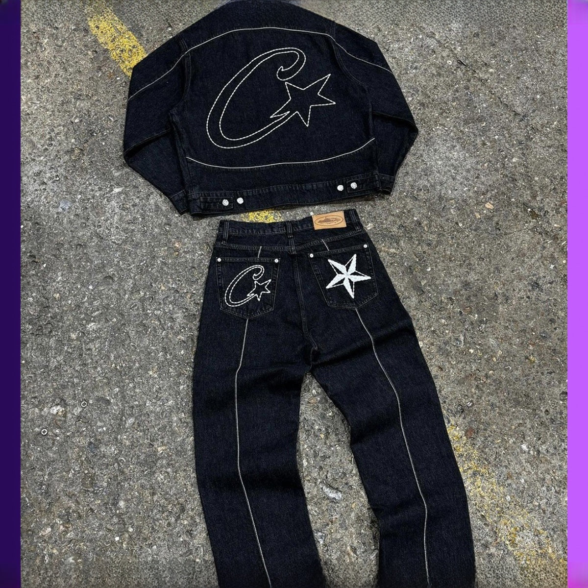 Corteiz Suit jacket and jeans
