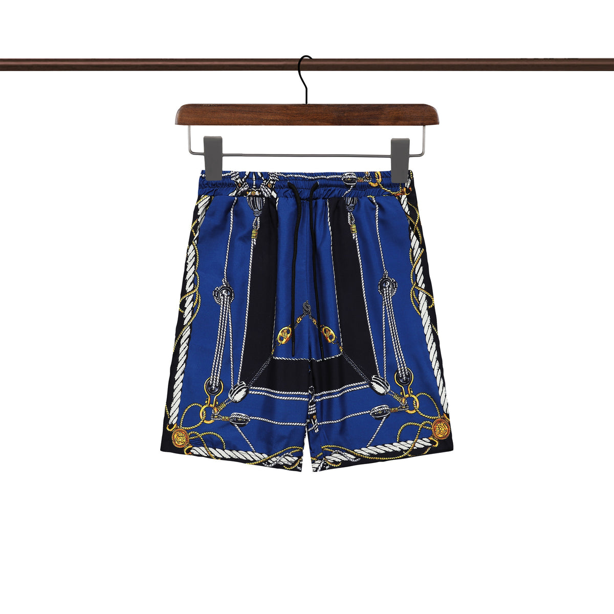 Prada and Versace Collared shirt and shorts set