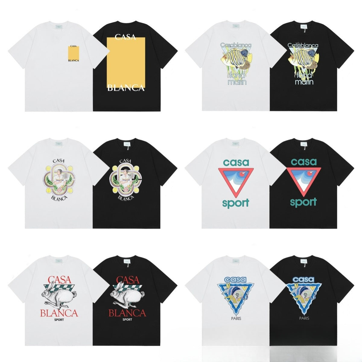 Casablanca grand resort graphic T-shirt