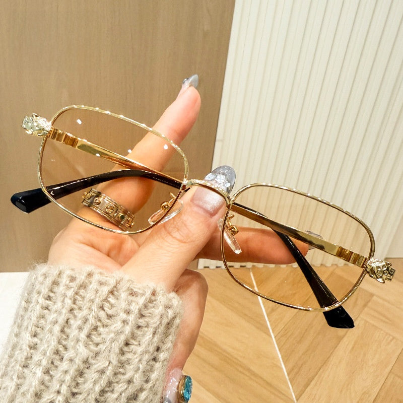 Vitage square metal sunglasses