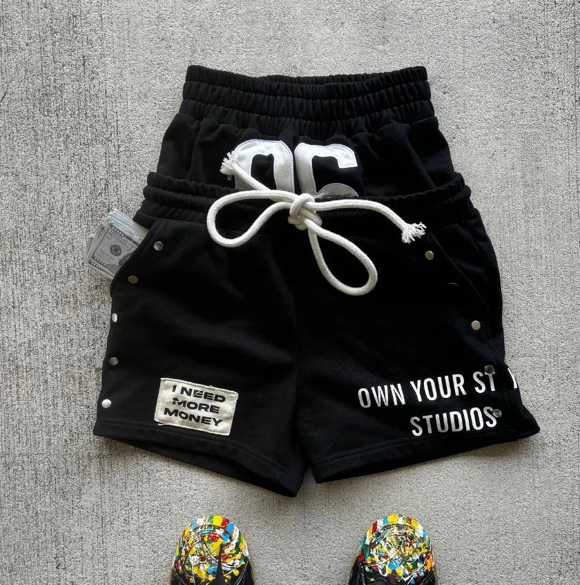 I NEED MORE MONEY Double Waisted Shorts