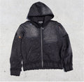 Mens Star Print Hooded Sweatshirt