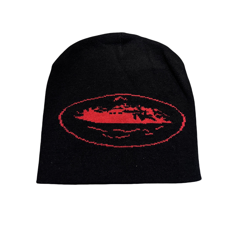 Corteiz and Hellstar Knitted woolen hat