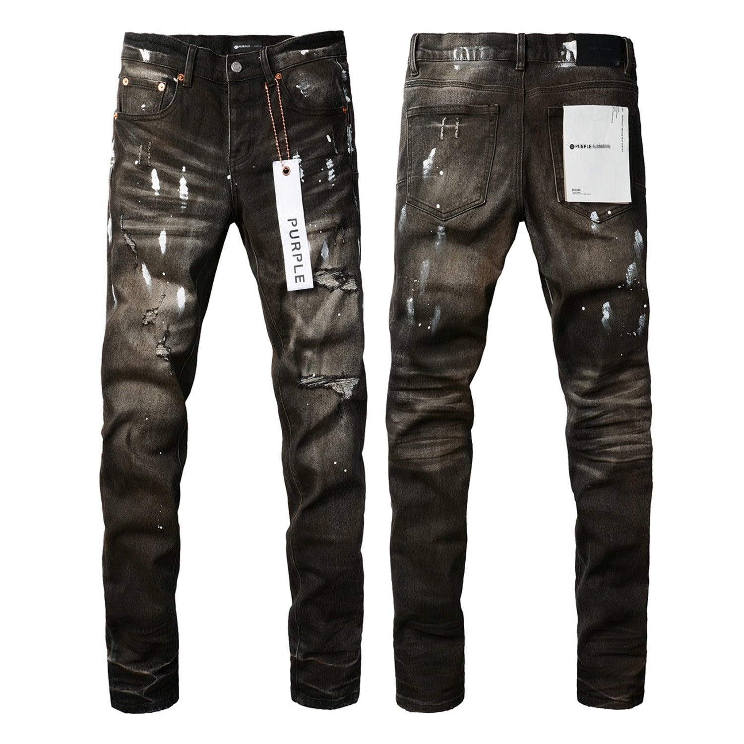 Purple Brand slim fit distressed Jeans