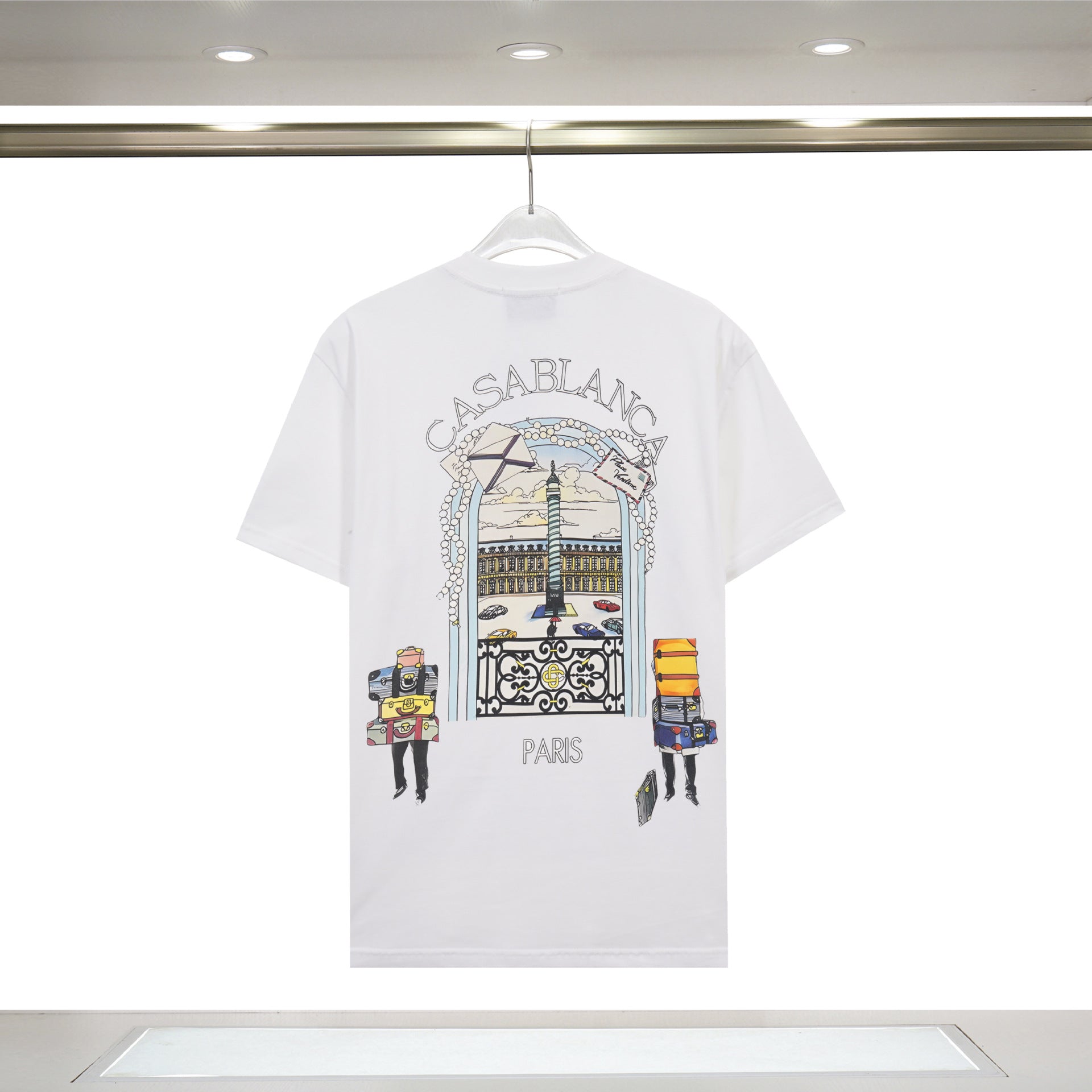Casablanca grand resort graphic T-shirt