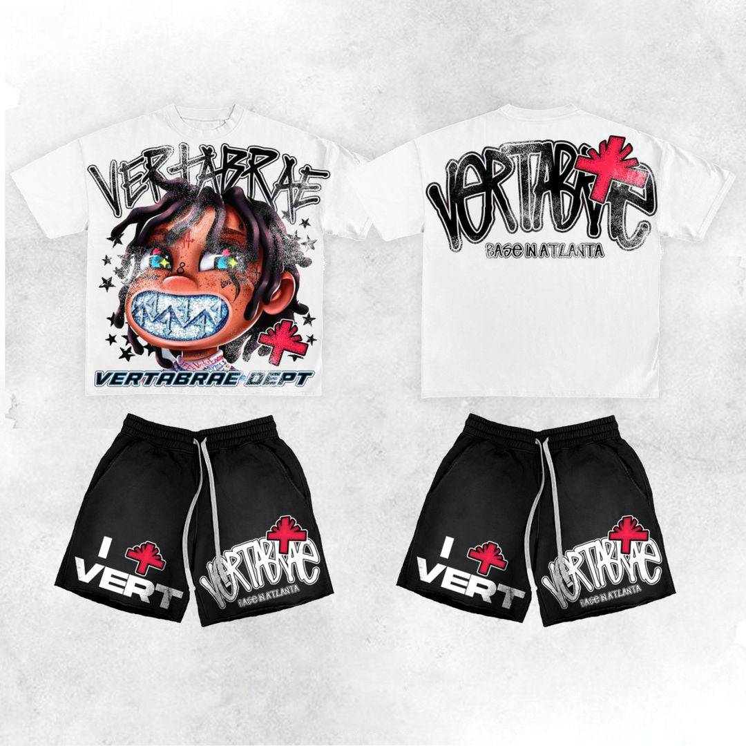 Hellstar Sp5der T-shirt Shorts Set
