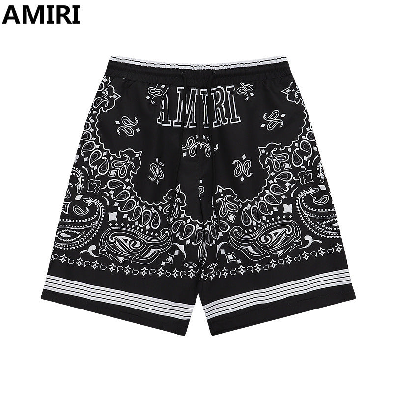 Amiri Collared shirt and shorts set