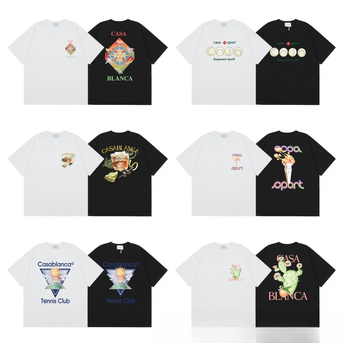 Casablanca grand resort graphic T-shirt