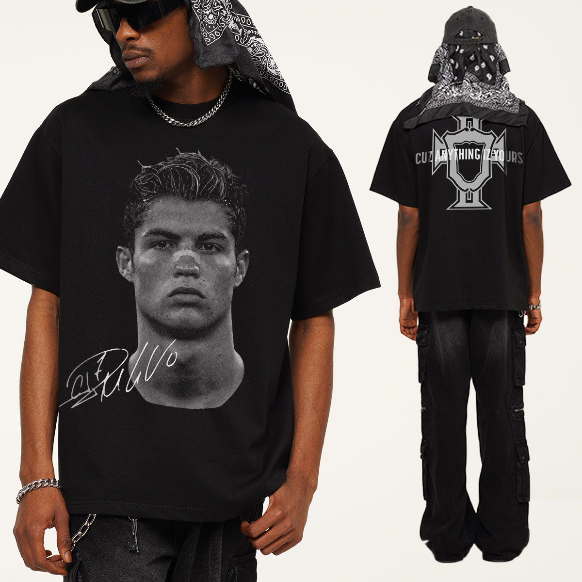 CR7 Goat Tee & Long-sleeve T-shirt