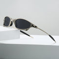 Cyber metallic sunglasses