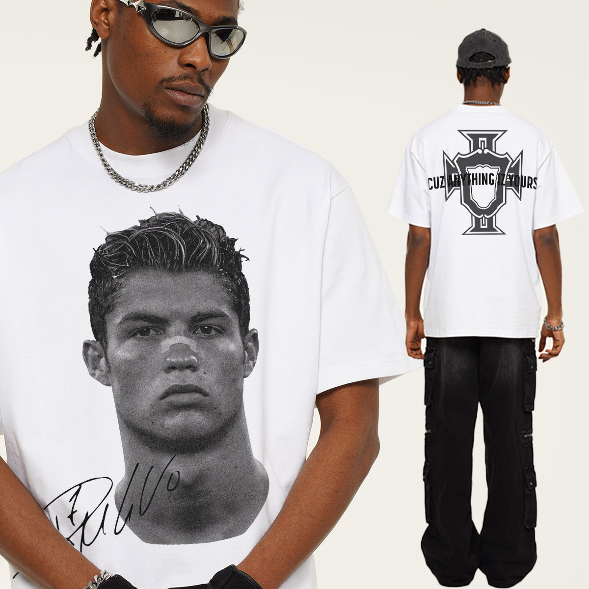CR7 Goat Tee & Long-sleeve T-shirt