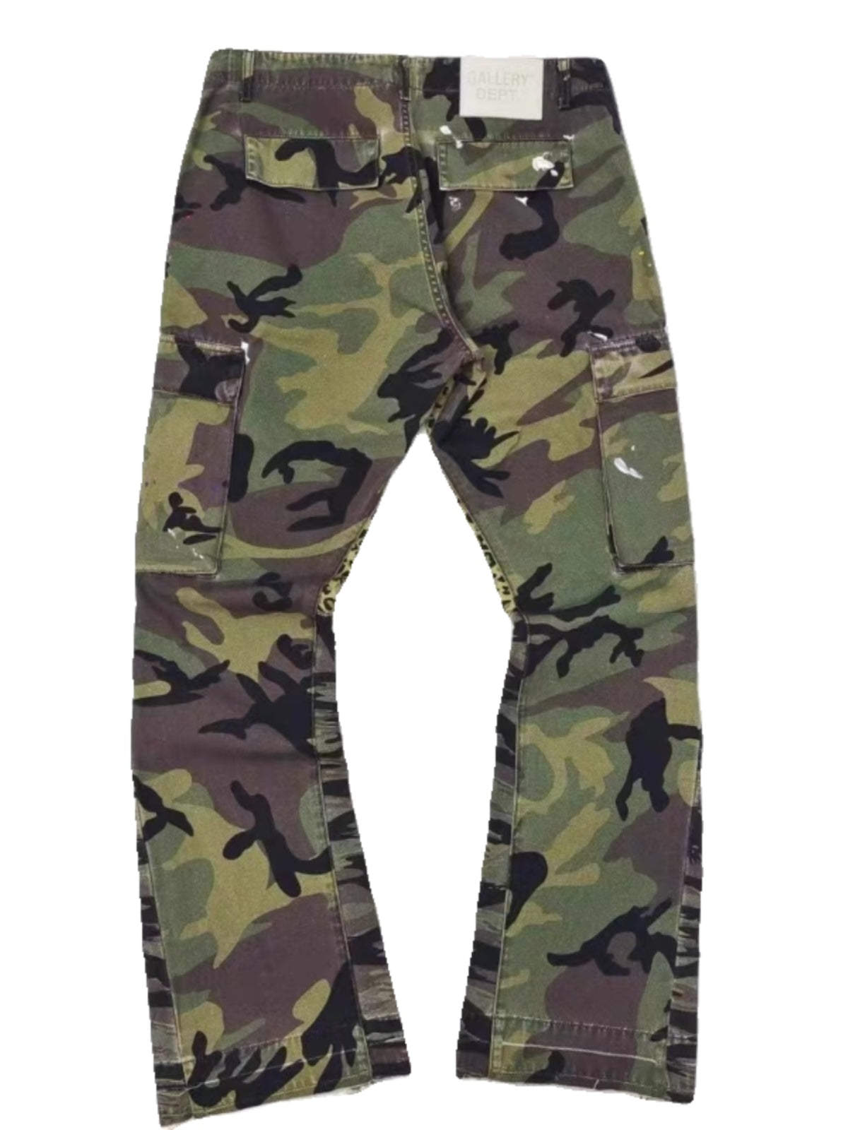 Gallery Dept Camouflage Print Flared Cargo Pants
