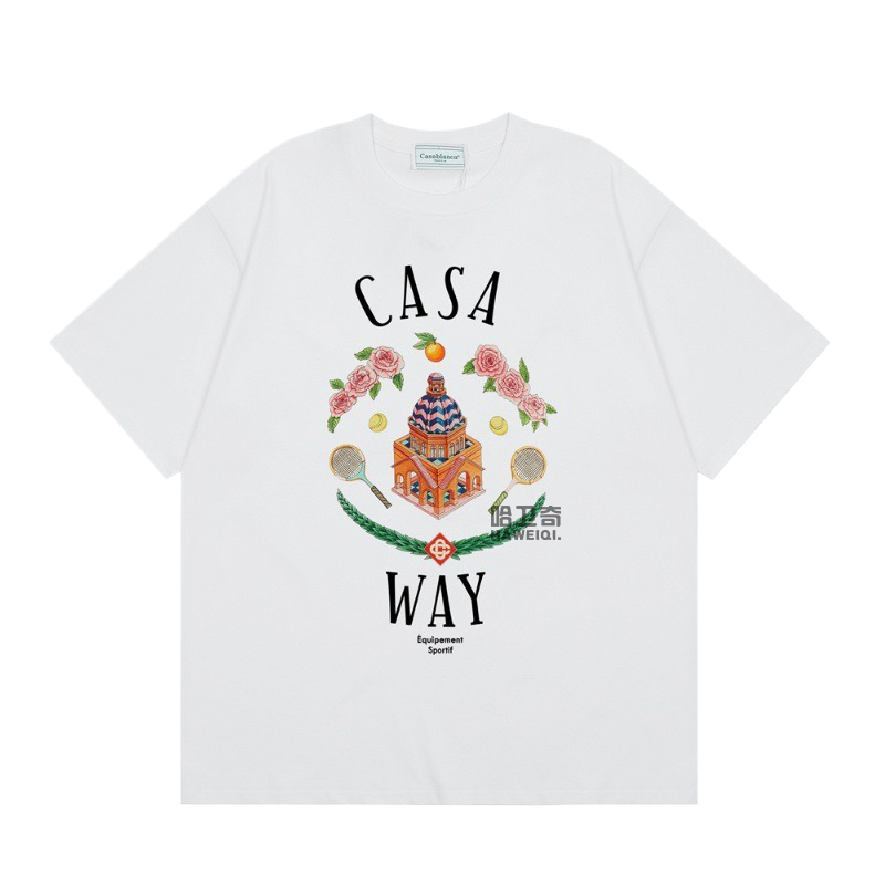Casablanca grand resort graphic T-shirt