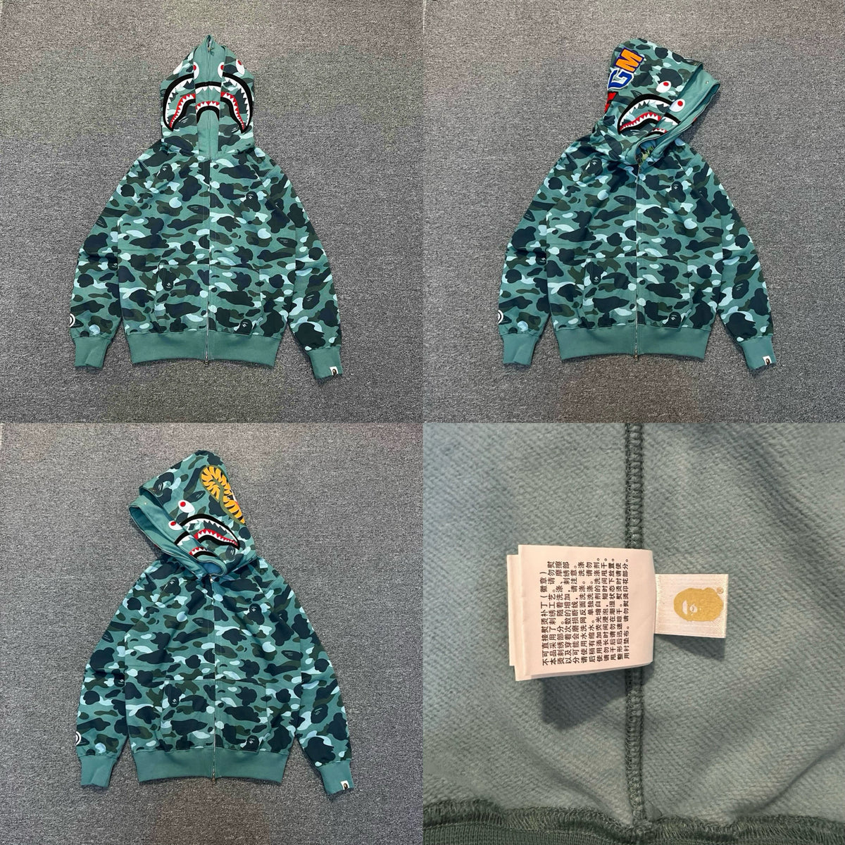 Bape hooded jacket