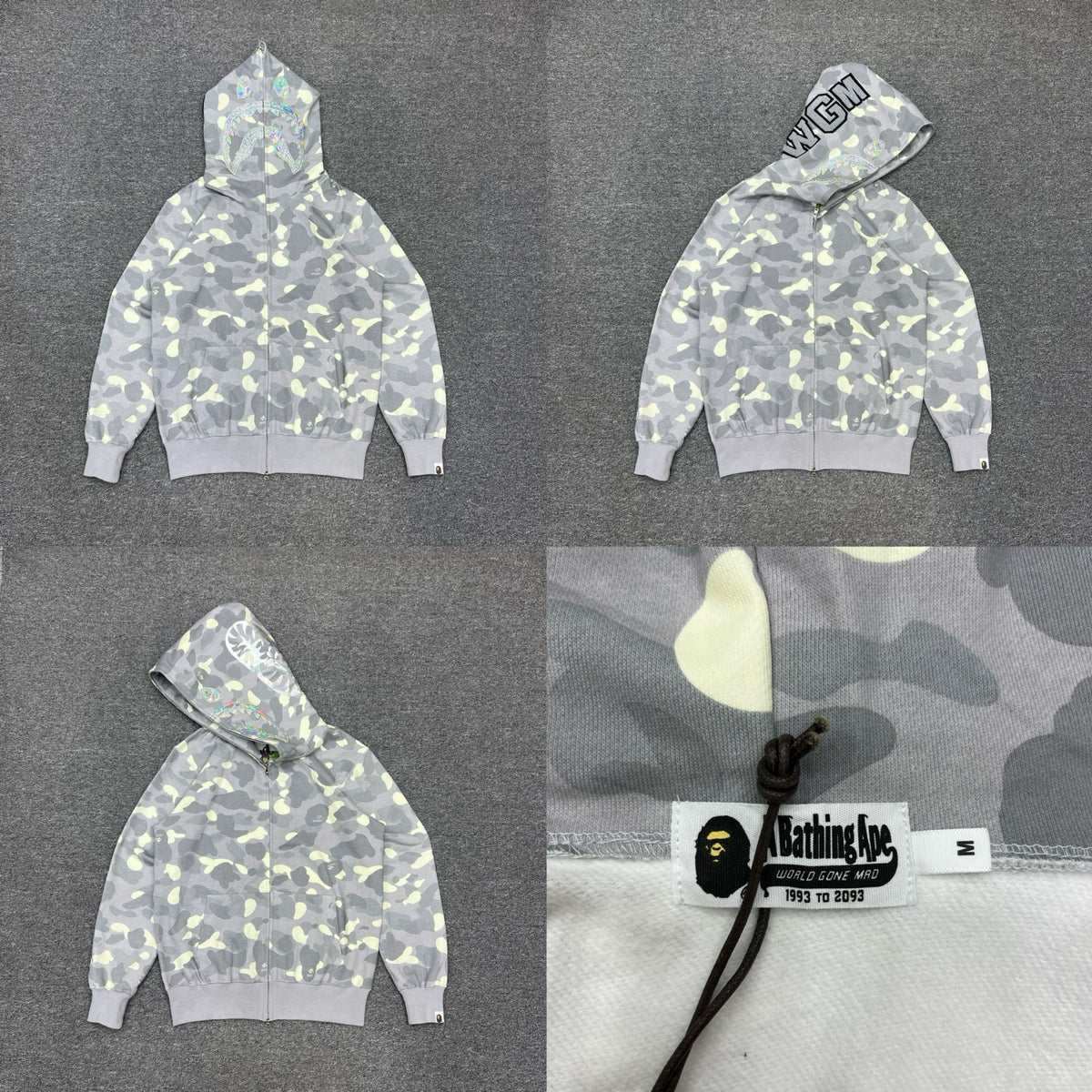 Bape hooded jacket