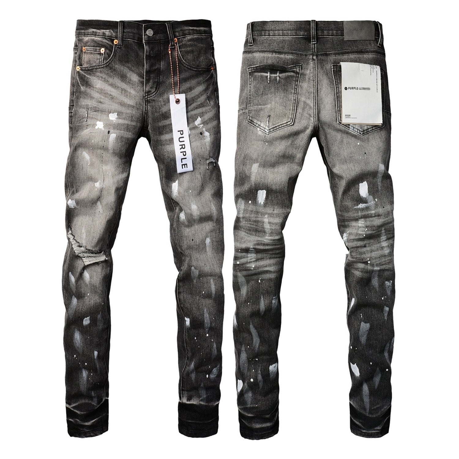 Purple Brand slim fit distressed Jeans