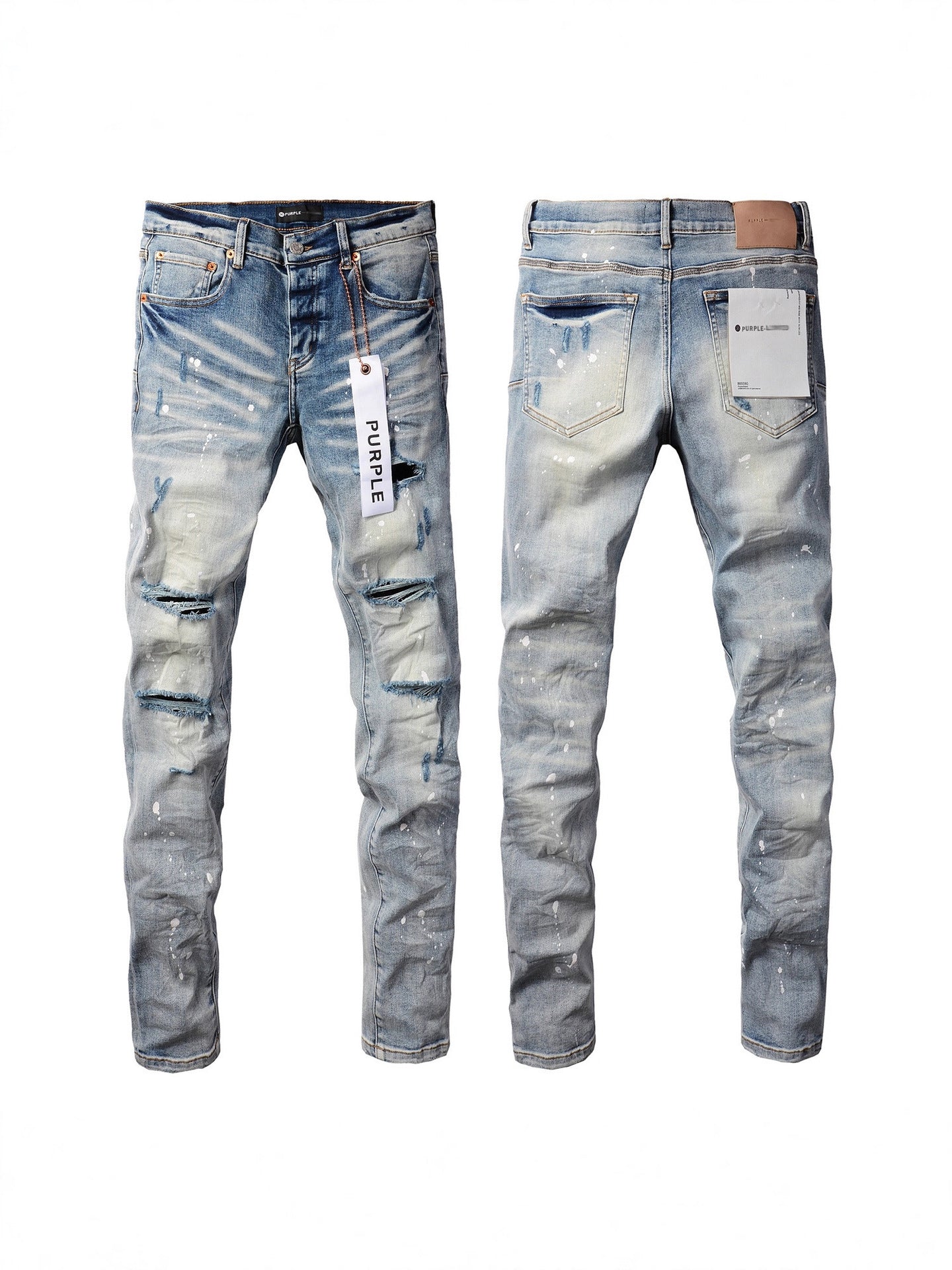 Purple Brand slim fit distressed Jeans