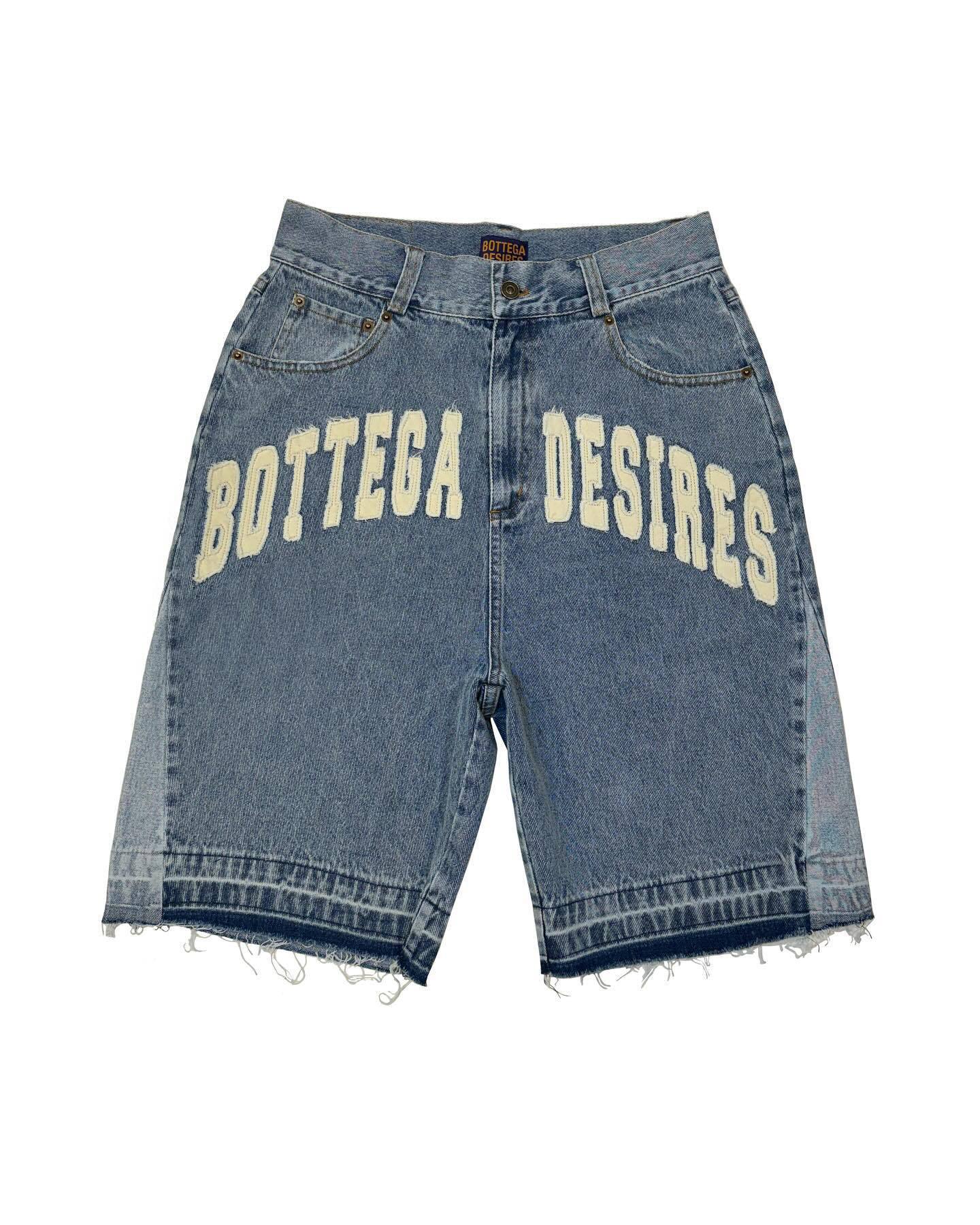 Bottega Desires Denim Shorts