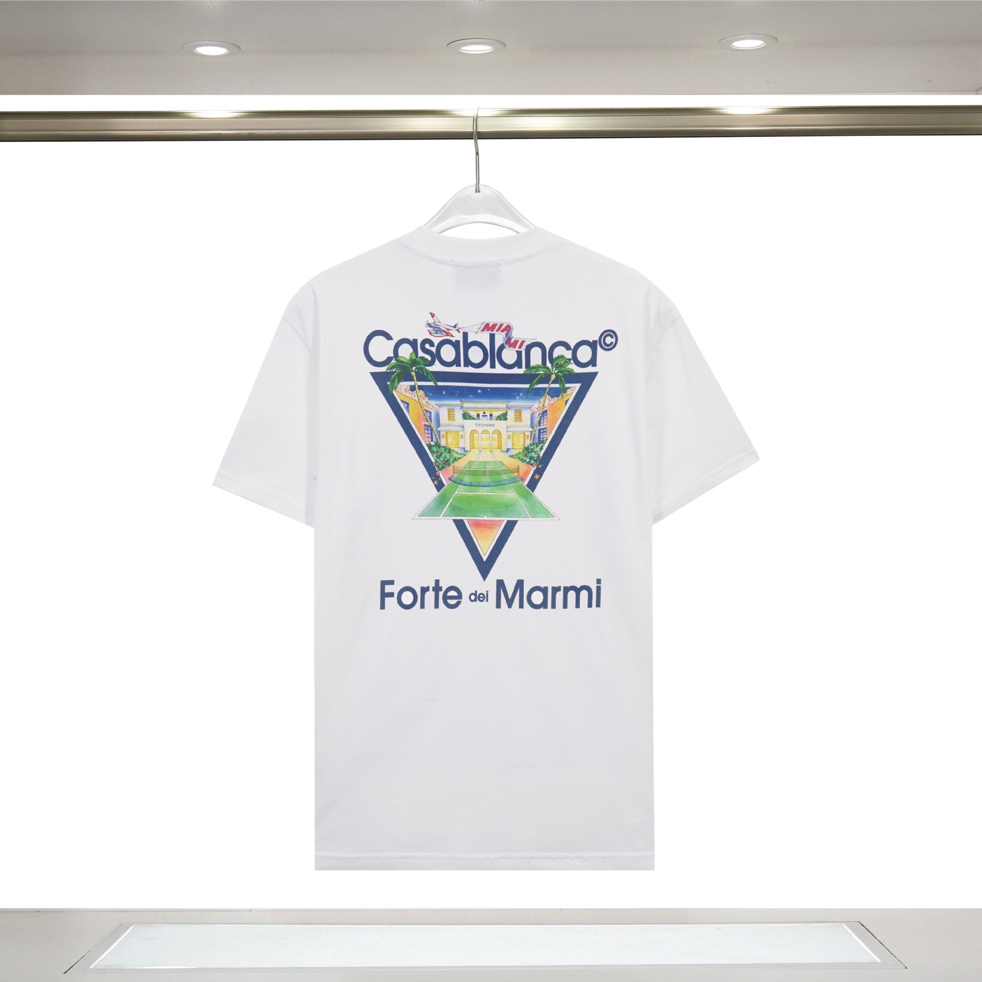 Casablanca grand resort graphic T-shirt