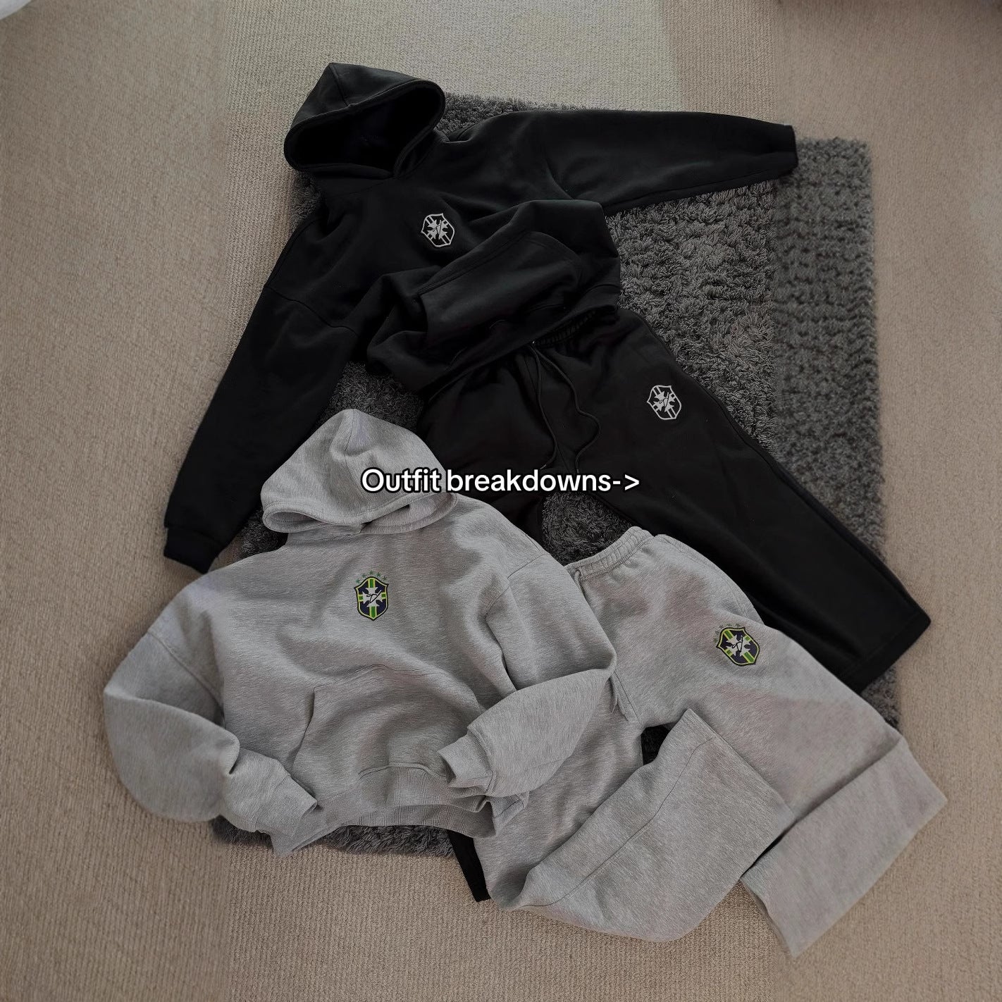 Brazil Hoodie Pants Set