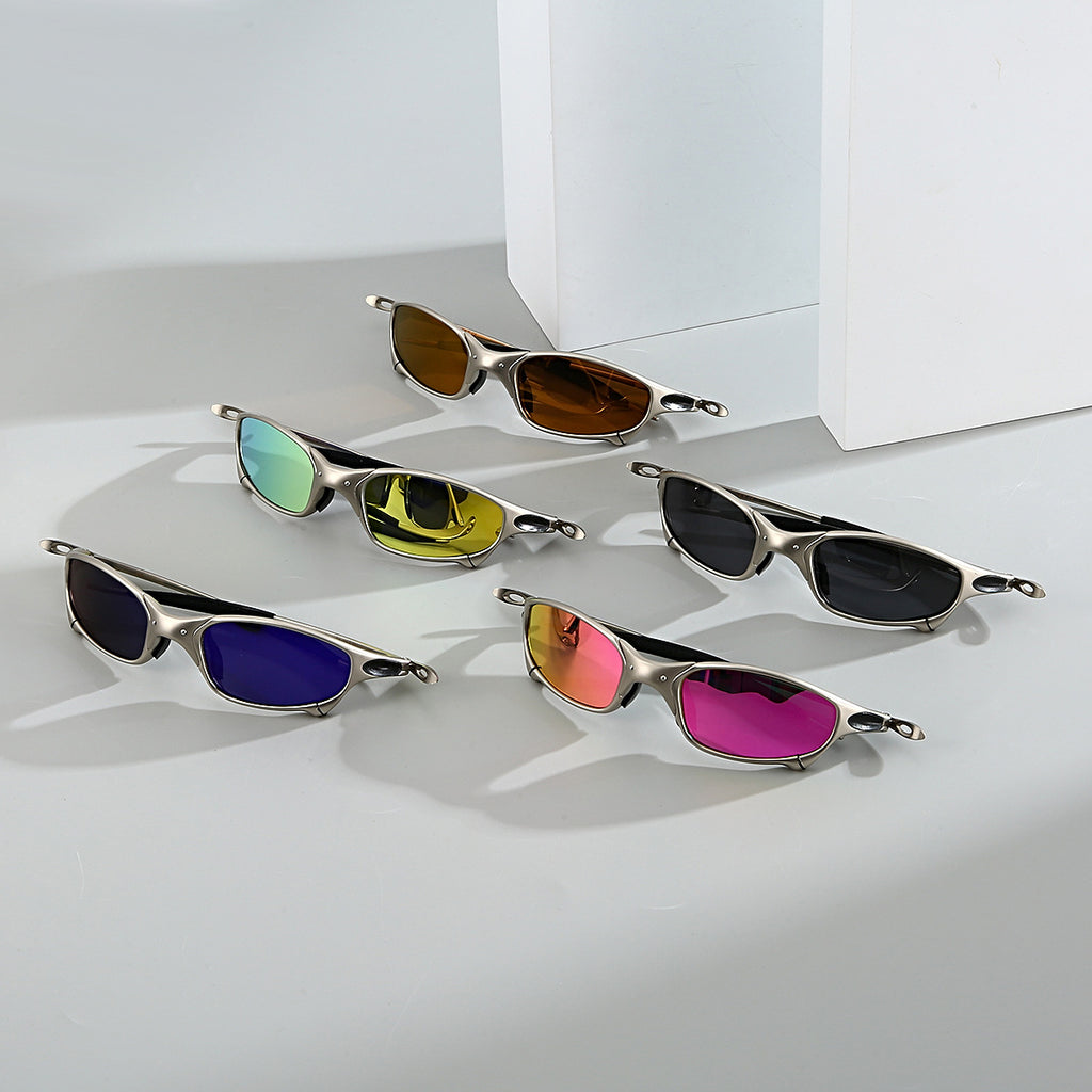 Cyber metallic sunglasses
