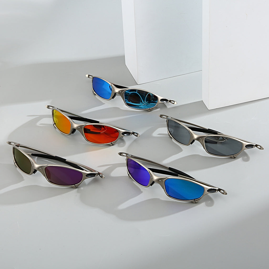 Cyber metallic sunglasses