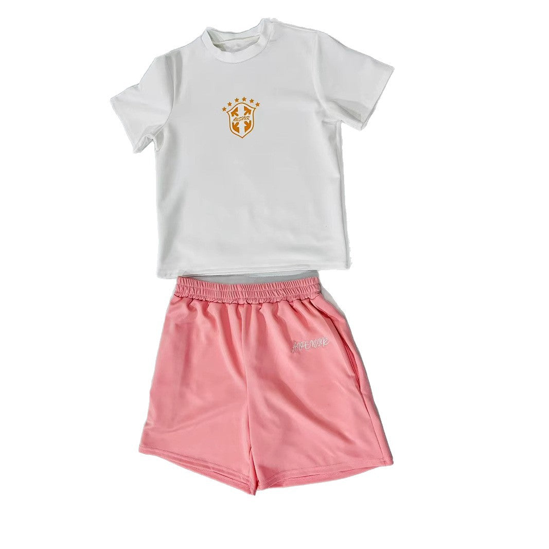 Brazil retro athletic set