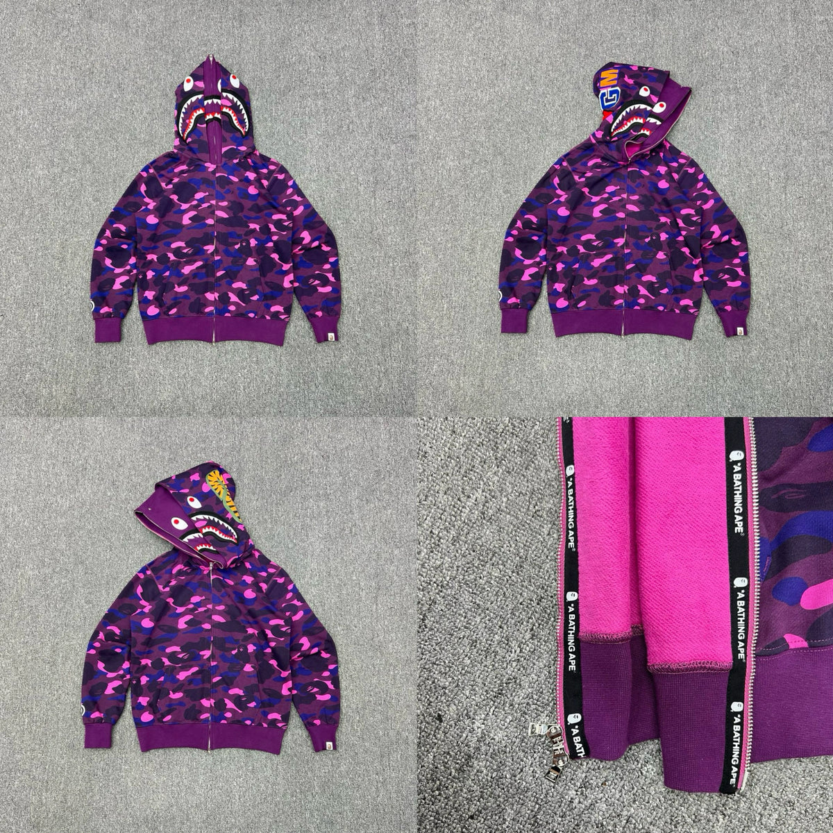 Bape hooded jacket