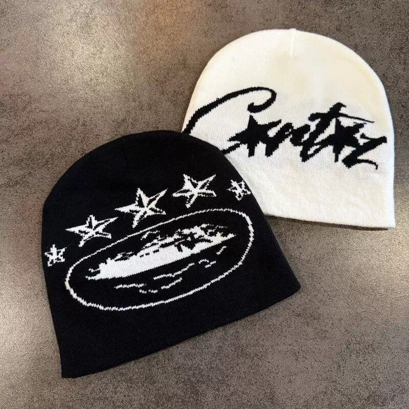 Corteiz and Hellstar Knitted woolen hat