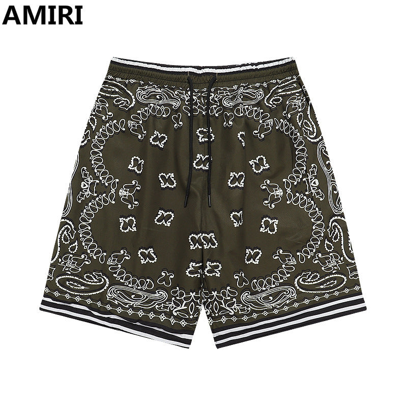 Amiri Collared shirt and shorts set