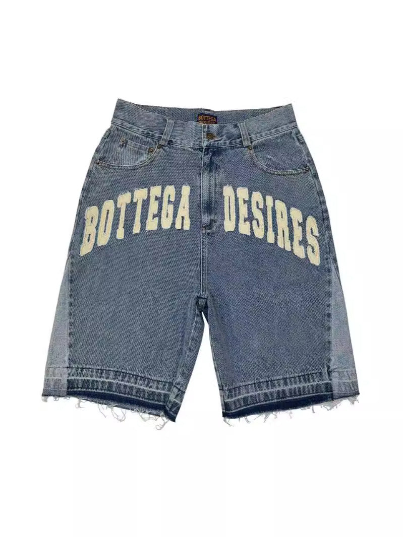 Bottega Desires Denim Shorts