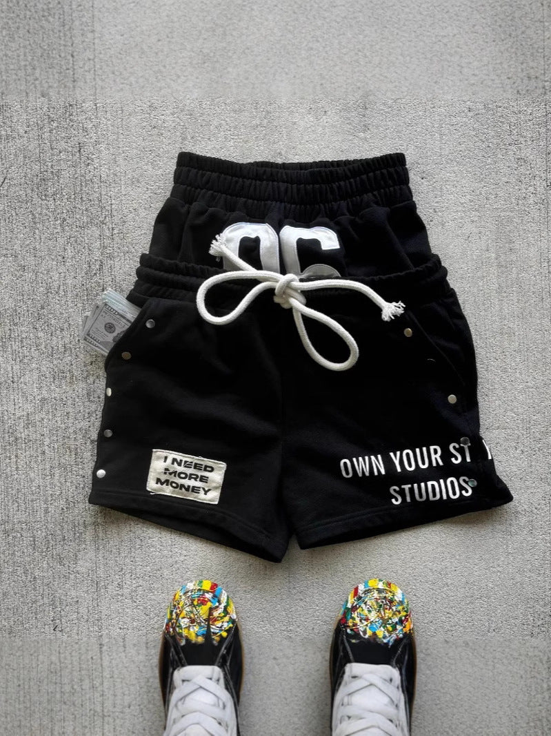 I NEED MORE MONEY Double Waisted Shorts