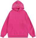 Rhinestone graphic hoodie