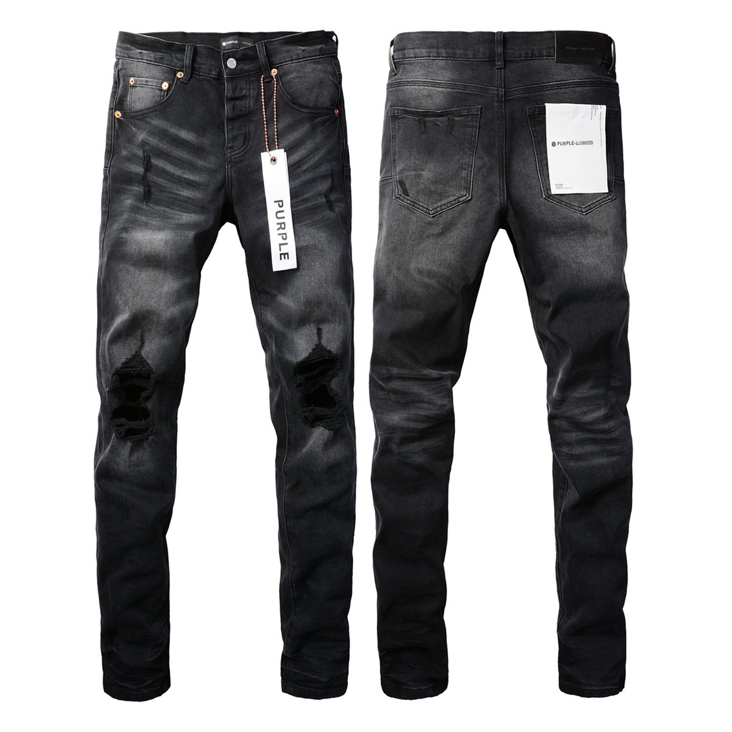 Purple Brand slim fit distressed Jeans
