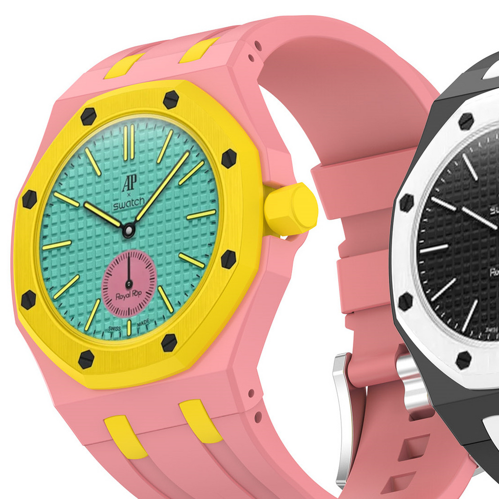 Silicone strap for Swatch x Audemars Piguet Royal Pop