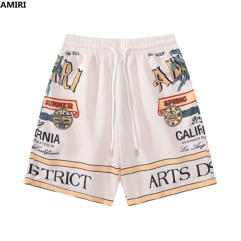 Amiri Collared shirt and shorts set