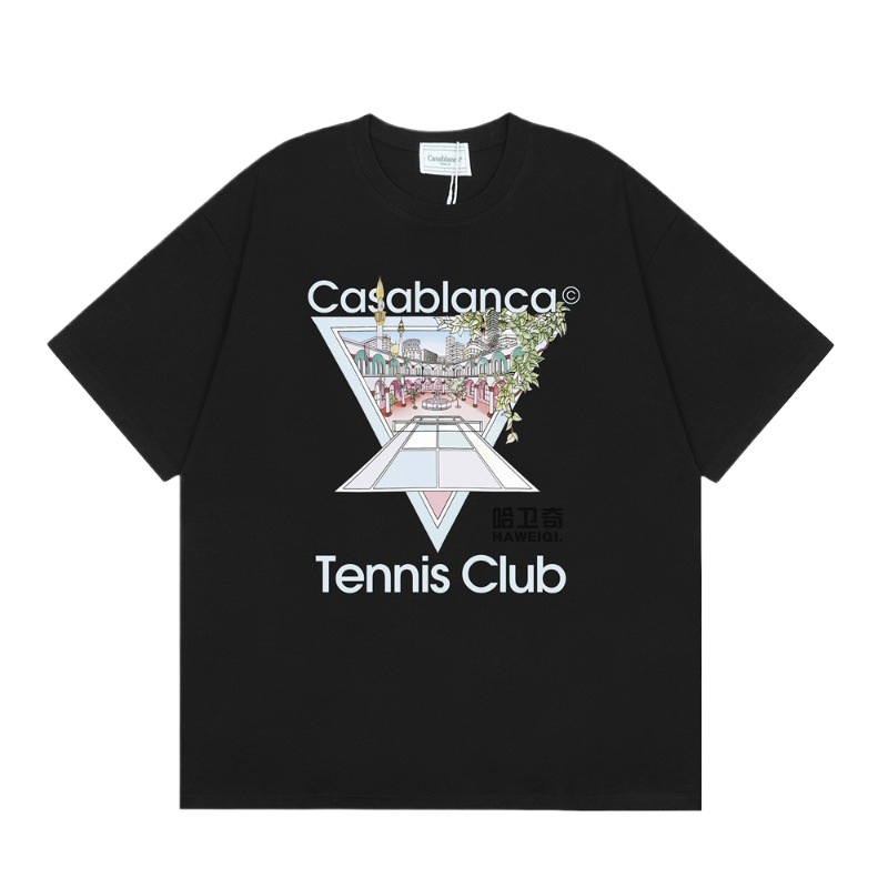 Casablanca grand resort graphic T-shirt